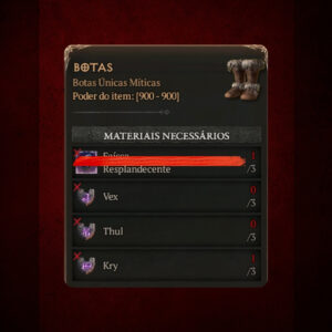 Kit de Runas Para Botas - Diablo IV