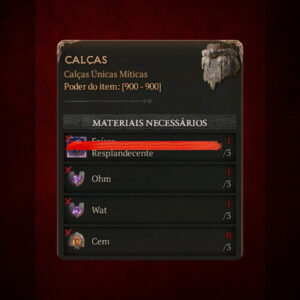 Kit de Runas Para Calças - Diablo IV