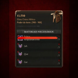 Kit de Runas Para Elmo - Diablo IV