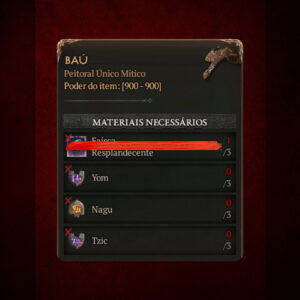 Kit de Runas Para Peito - Diablo IV
