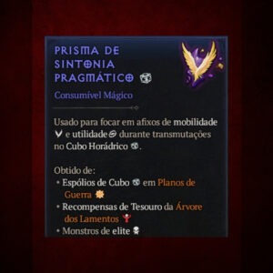 Prisma de Sintonia Pragmático x40