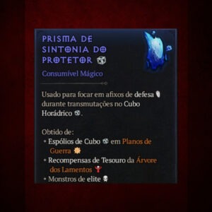 Prisma de Sintonia Protetor x40