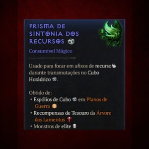 Prisma de Sintonia Recursos x40
