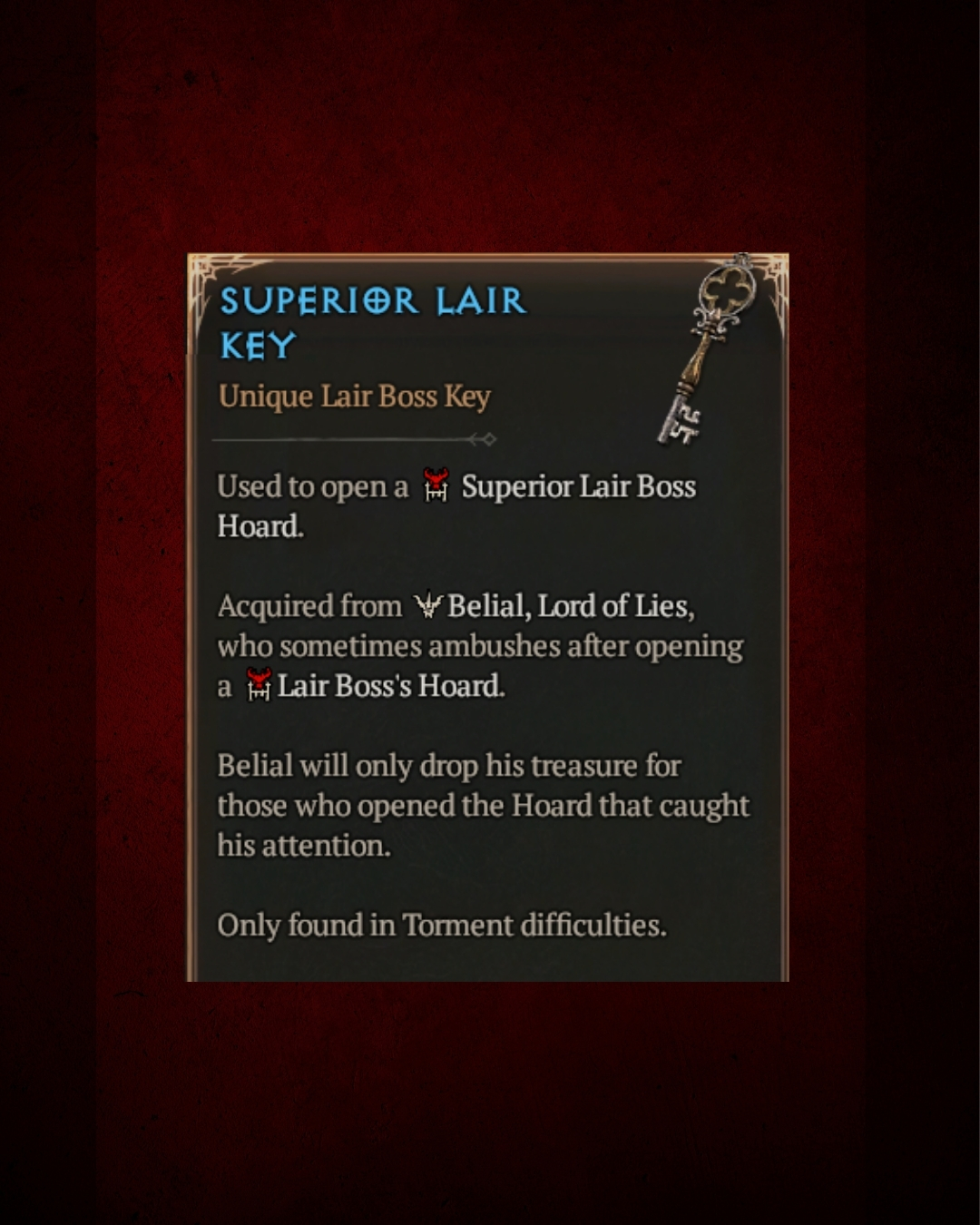 Superior Lair Key